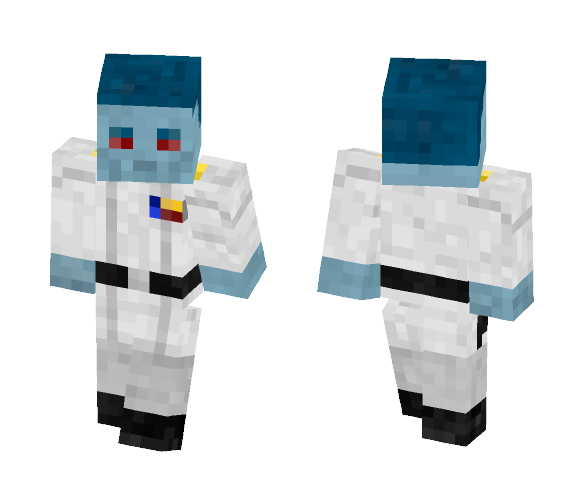 Grand Admiral Thrawn (SWR) - Male Minecraft Skins - image 1