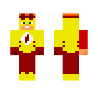 Kid Flash (Removable Suit) - Male Minecraft Skins - image 2