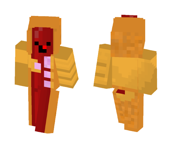 Hotdog grabbed by a hand XD - Other Minecraft Skins - image 1