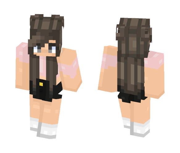 Pink Crop ♥ - Female Minecraft Skins - image 1