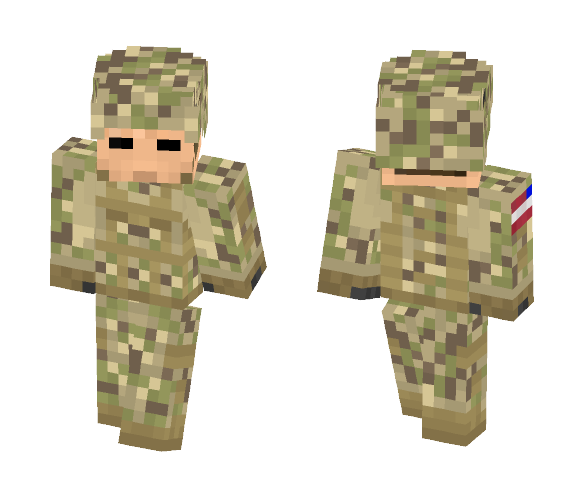 Army Multicam - Male Minecraft Skins - image 1