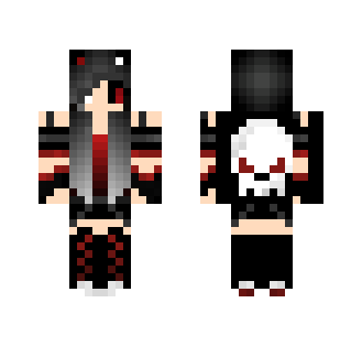 Fixed Vampire Girl - Girl Minecraft Skins - image 2