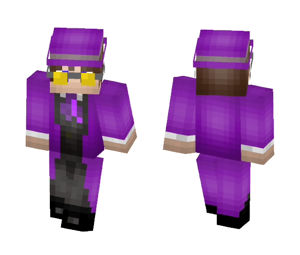 Purple Suit Thing Man - Male Minecraft Skins - image 1