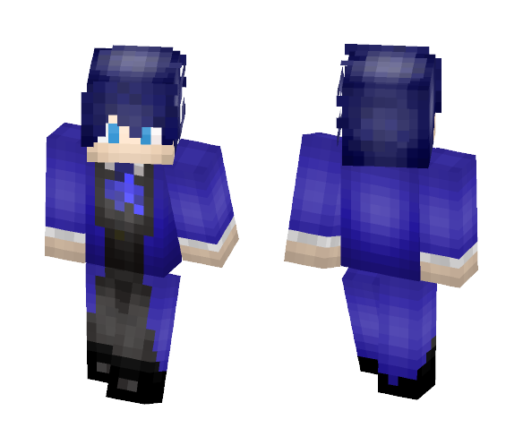 A Guy In A Blue Suit Thing? - Male Minecraft Skins - image 1