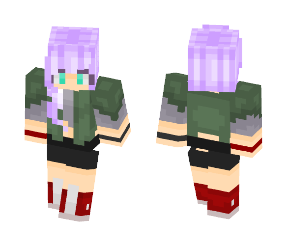 Shiro The Person - Female Minecraft Skins - image 1