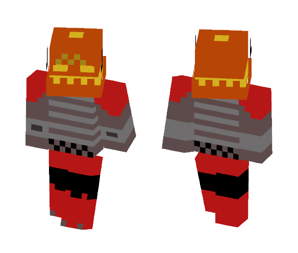 Pumpkin Knight - Other Minecraft Skins - image 1
