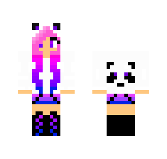 Panda hoodie Girl - Girl Minecraft Skins - image 2