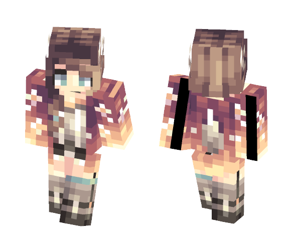 Golden Fox - Female Minecraft Skins - image 1
