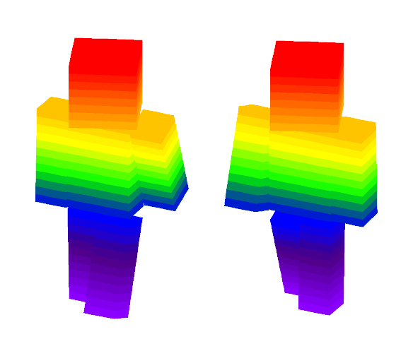 Rainbow 2 - Interchangeable Minecraft Skins - image 1
