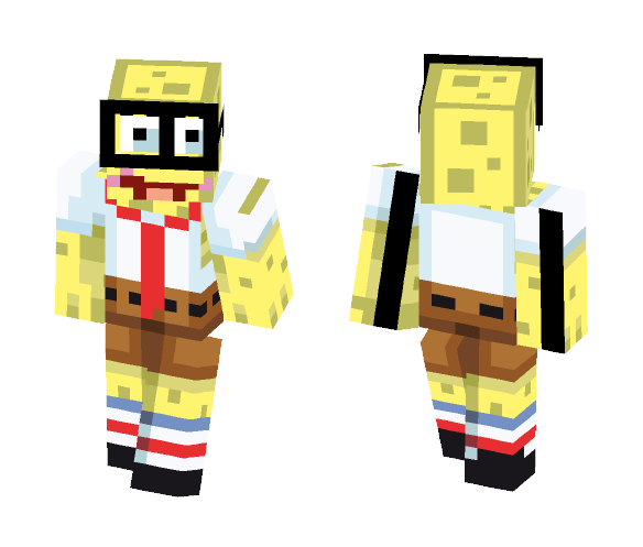Nerdy Spongebob - Male Minecraft Skins - image 1