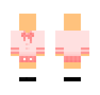 Pink Female Highschool Uniform Base - Female Minecraft Skins - image 2