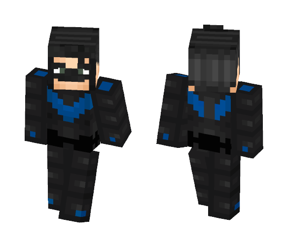 Nightwing (Arkham Knight) - Male Minecraft Skins - image 1