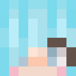 Blue Haired Girl - Color Haired Girls Minecraft Skins - image 3