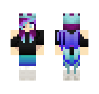 PurpleGirl..wat..bro(fixed) - Female Minecraft Skins - image 2