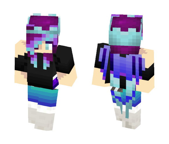 PurpleGirl..wat..bro(fixed) - Female Minecraft Skins - image 1