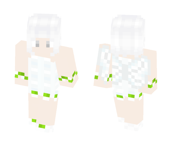 Snow Drop Fairy - Female Minecraft Skins - image 1