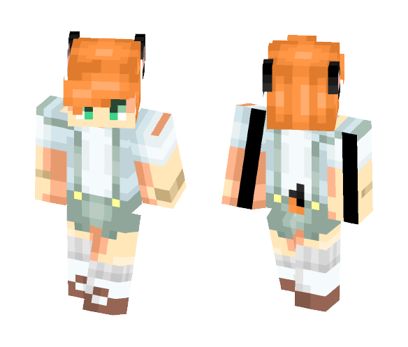 Remmy Fox | Cutest OC So far | Art - Male Minecraft Skins - image 1