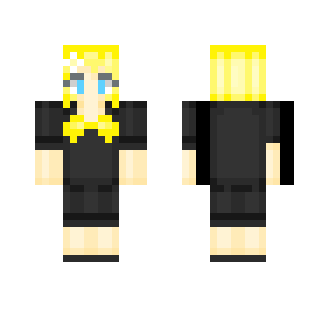 KAGAMINE RIN ฺBLACK OUTFIT l