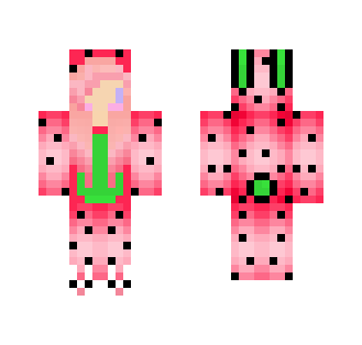 Bunneh Melon Dino Chibi Thing - Female Minecraft Skins - image 2