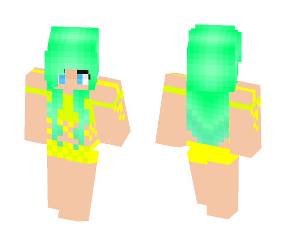 Bright Colours - Female Minecraft Skins - image 1