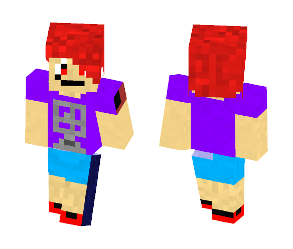 Grający Wiatrak YT skin :D - Male Minecraft Skins - image 1