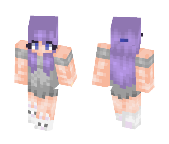 Purple is a nice colour :) - Female Minecraft Skins - image 1