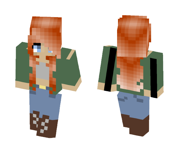 Pumpkin Spice Girl - Girl Minecraft Skins - image 1