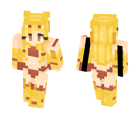 Blaze Girl - Μαcαrοη_ - Girl Minecraft Skins - image 1