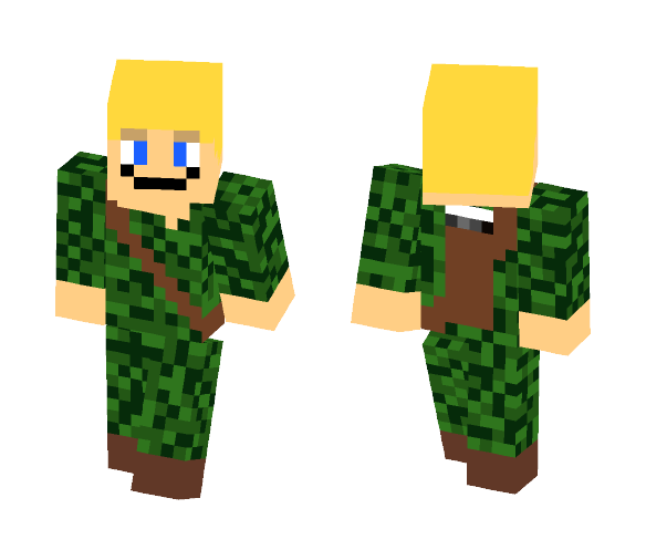 Forest Hunter - Male Minecraft Skins - image 1