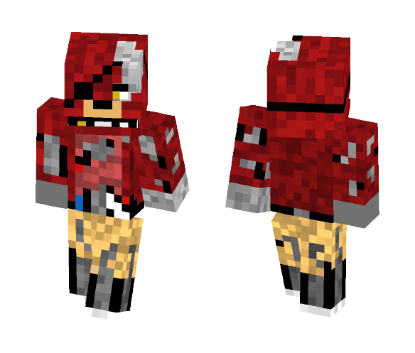 Foxy From FNAF 2 - Male Minecraft Skins - image 1
