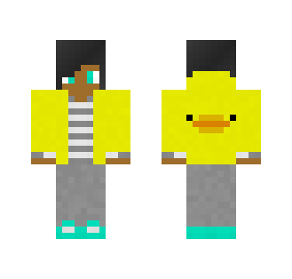 Duck Hoodie Guy - Male Minecraft Skins - image 2