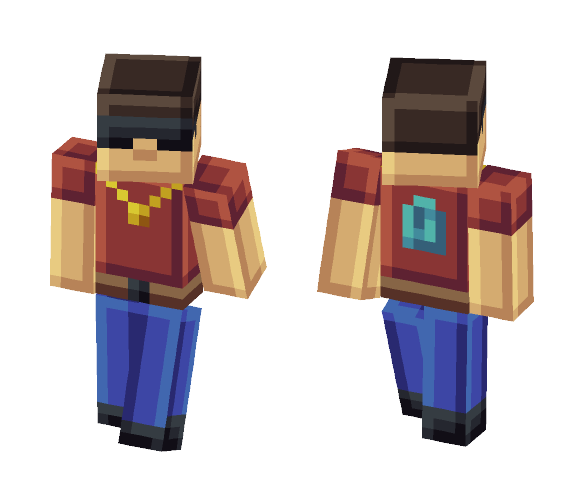 Cool Steve - TinyPixels Style - Male Minecraft Skins - image 1