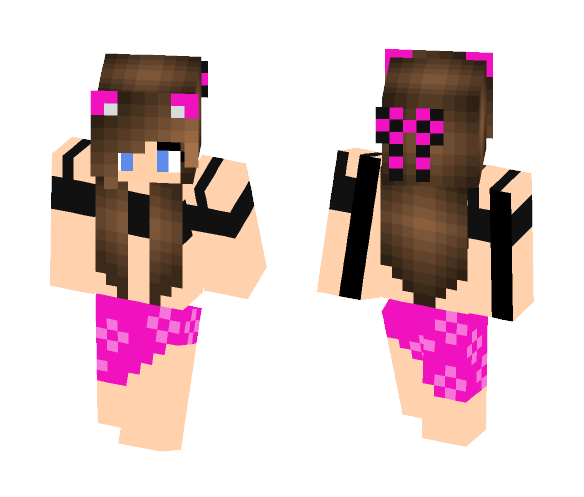 Punk beach girl - Girl Minecraft Skins - image 1