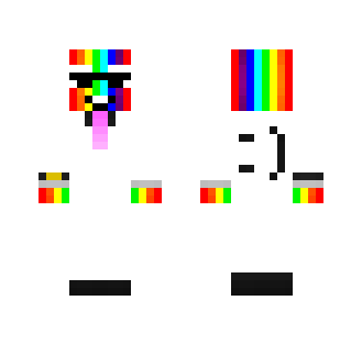 Rainbow Man - Male Minecraft Skins - image 2