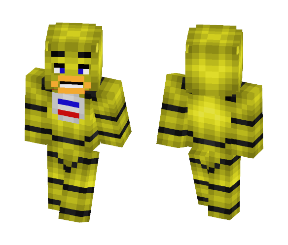 Chica From FNAF 1 - Male Minecraft Skins - image 1