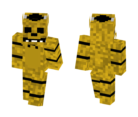 Golden Freddy From FNAF 1 - Male Minecraft Skins - image 1