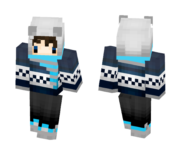 DinoX Bear - In the Age of Ice - Male Minecraft Skins - image 1