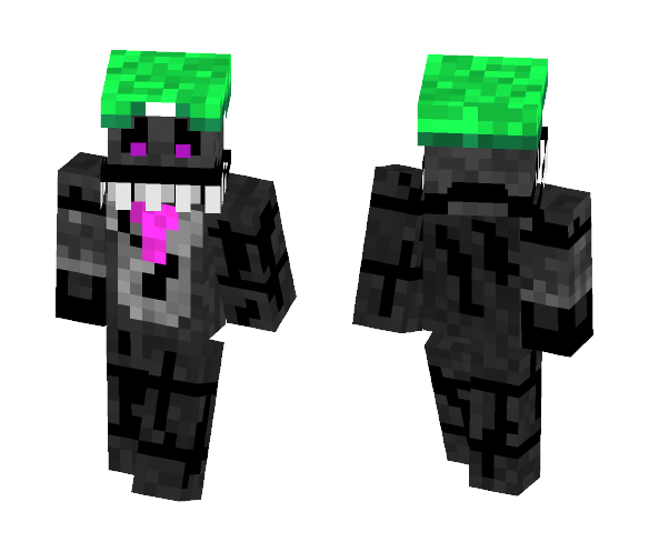 Ender Luigi Nightmare (OC) - Male Minecraft Skins - image 1