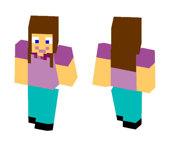 Happy girl - Girl Minecraft Skins - image 1