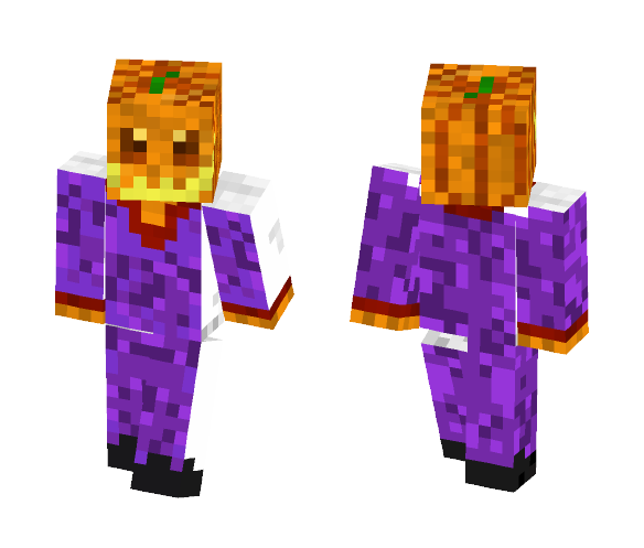 Purple pumpkin - Male Minecraft Skins - image 1