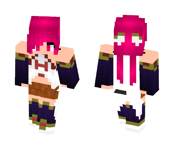 Star Guardian Jinx (Requested) - Female Minecraft Skins - image 1