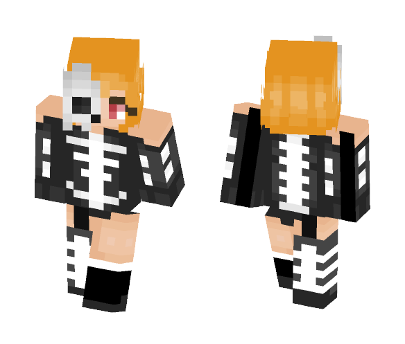Skeleton Girl - Girl Minecraft Skins - image 1