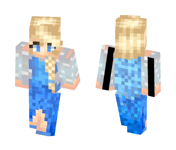 Elsa the Snow Queen - Female Minecraft Skins - image 1