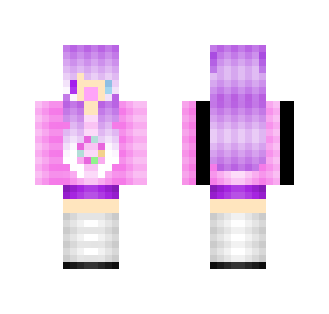 ChibiTeenBlowingGum - Female Minecraft Skins - image 2