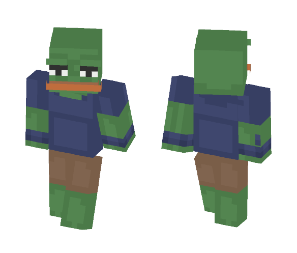 Download Pepe The Frog Meme Skin Minecraft Skin For Free Superminecraftskin...