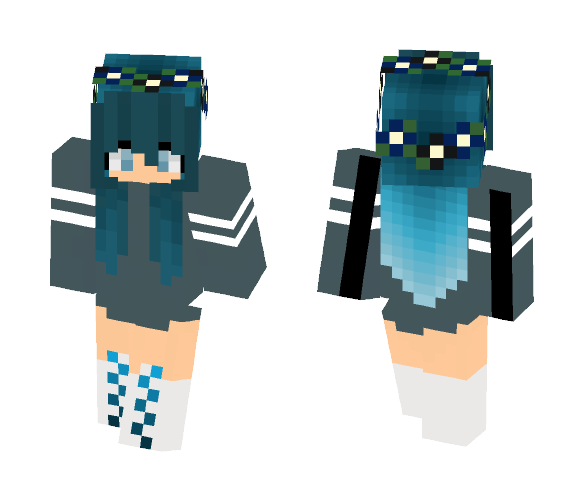 Aqua Aroma - Female Minecraft Skins - image 1