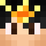 boy pvp fire orange V.2 - Boy Minecraft Skins - image 3