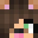 Cute girl with dog filter - Cute Girls Minecraft Skins - image 3