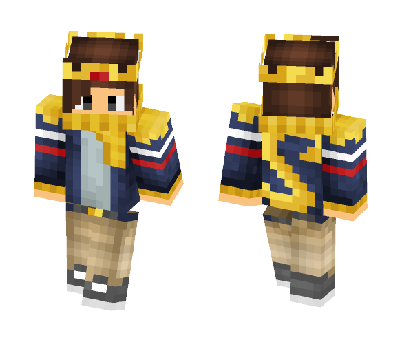 TheKing ThePoWeR XD Royal PvP - Male Minecraft Skins - image 1
