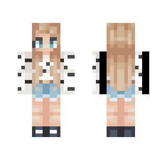 night sky turned day whoops - Female Minecraft Skins - image 2
